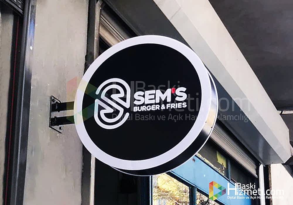 fener tabela cift yon yuvarlak fener tabela cift yon yuvarlak