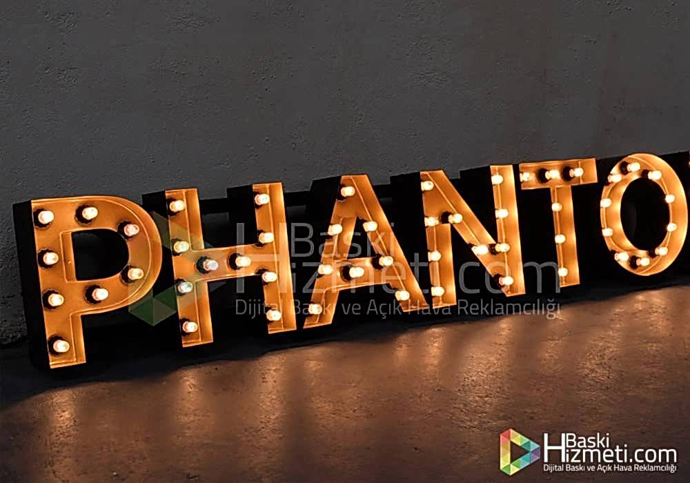 ampullu retro kutu harf tabela ampullu retro kutu harf tabela