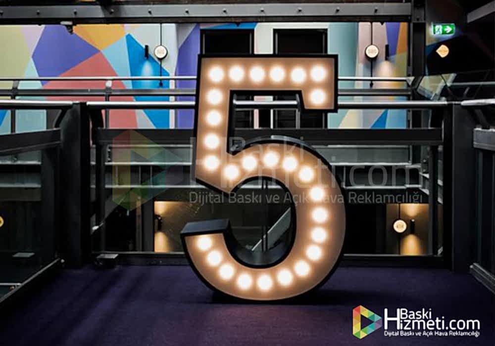 retro kutu ampul harf retro kutu ampul harf